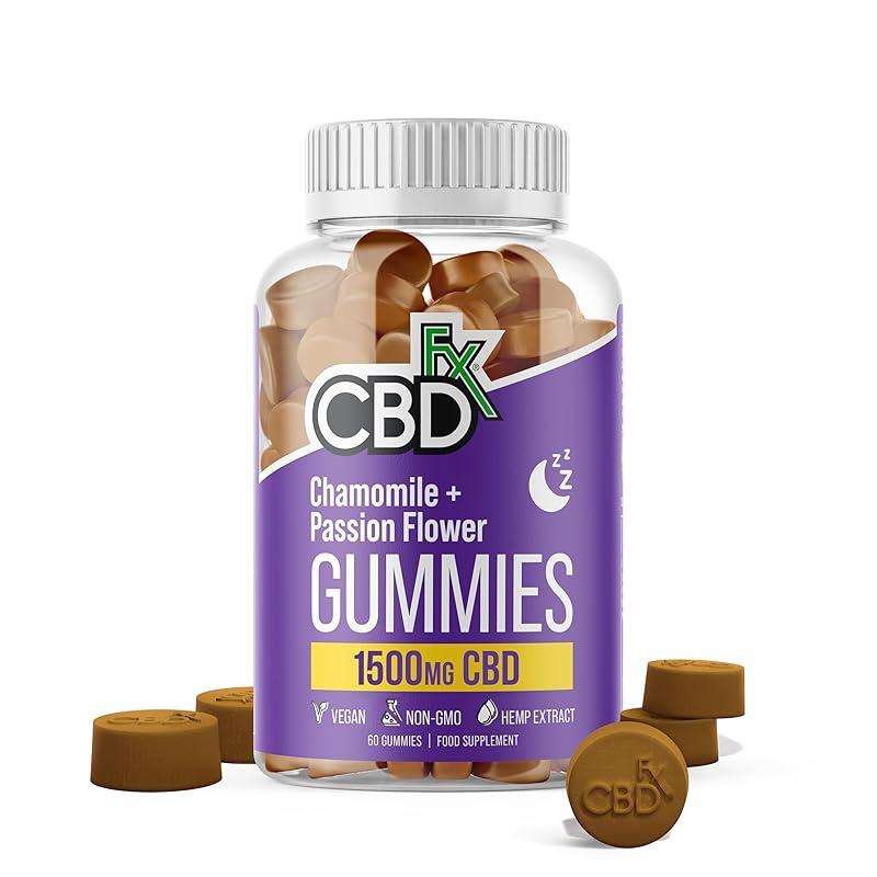 CBDfx 1500mg CBD High Strength Vegan Sleep Gummies