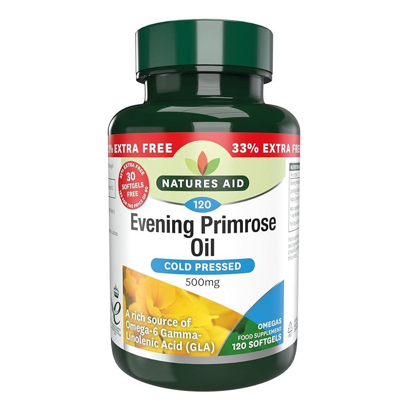 Natures Aid Evening Primrose Oil 500mg