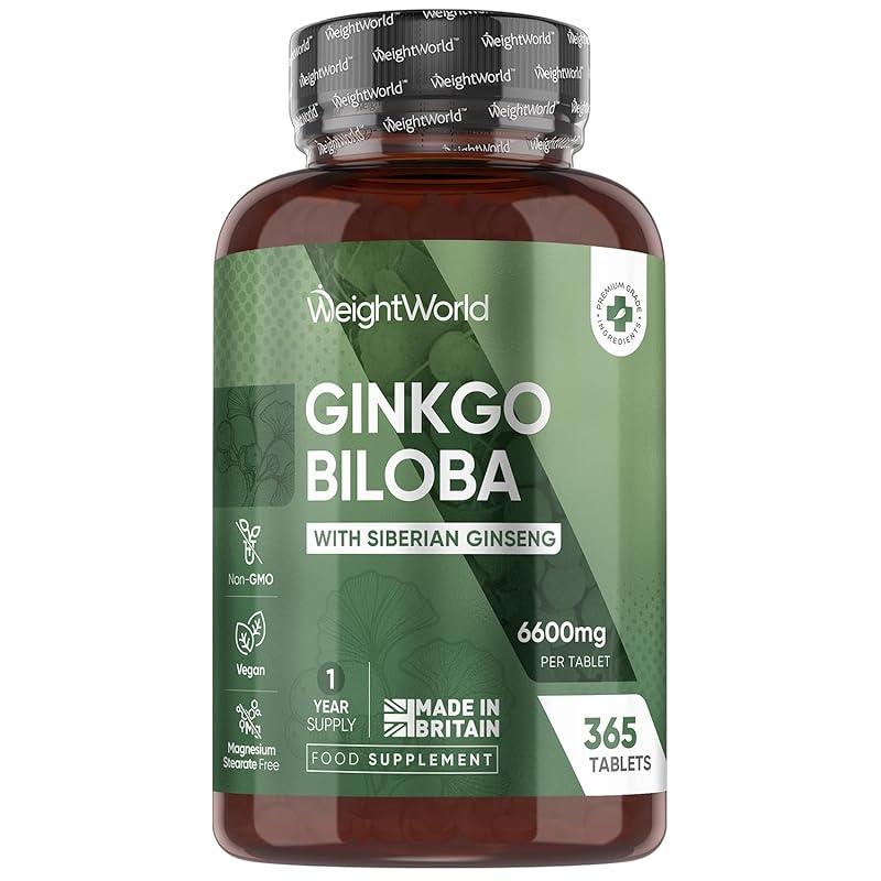 Ginkgo Biloba and Ginseng 6600mg