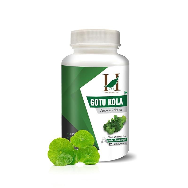 H&C Gotu Kola (Centella Asiatica) Capsules - 900mg