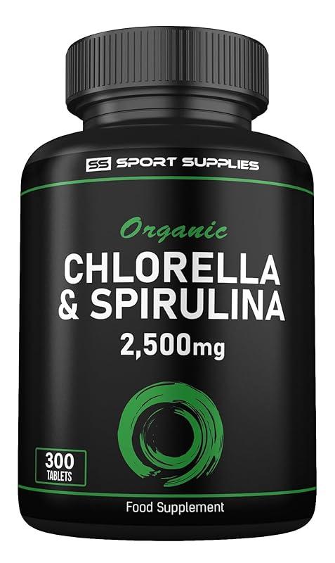 Organic Chlorella and Spirulina Tablets