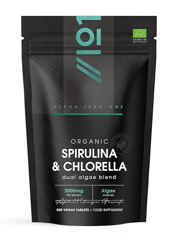 Organic Spirulina & Chlorella 2000mg