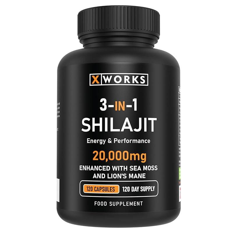 Shilajit Seamoss and Lions Mane Capsules